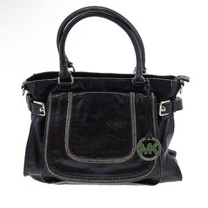 Michael Kors Patent Leather Smooth Satchel Crossbody Bag Like New